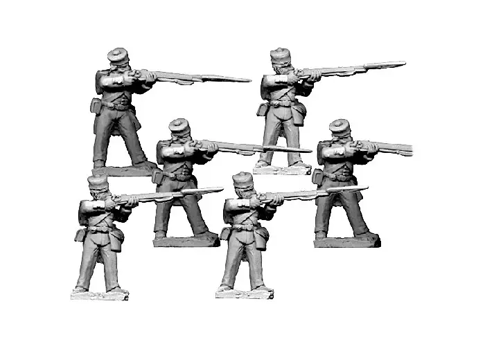 British Centre Company in Forage Caps Firing