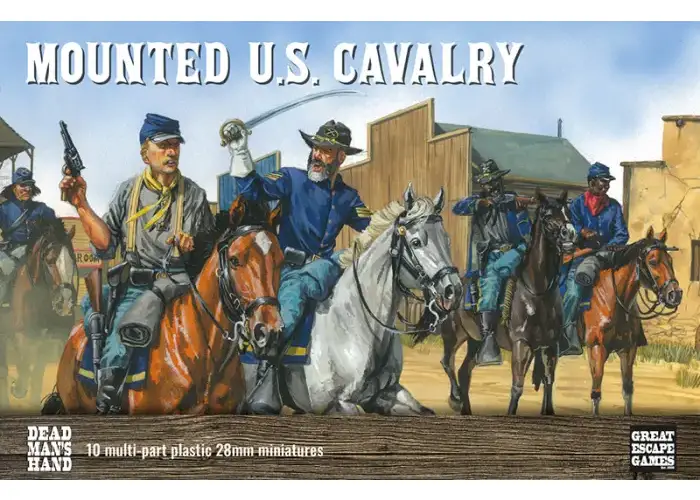 Dead Man’s Hand Plastic Mounted US Cavalry