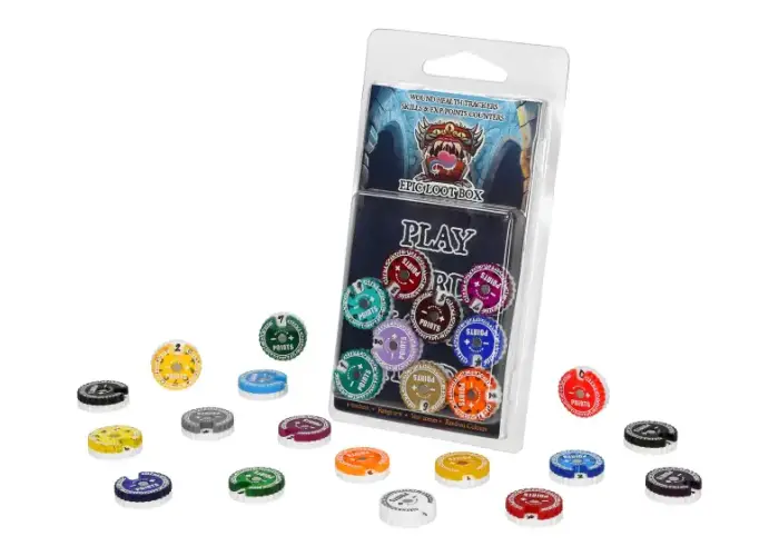 Trackers / Counters 20mm 0-9 Runic (9 Trackers per package)
