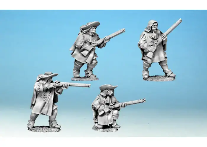The King's Musketeers Firing.