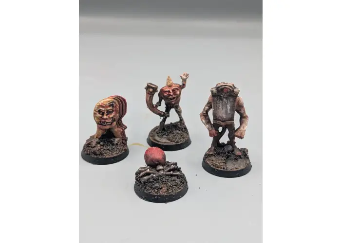 Liminal Horrors: Sun Rot Monster Pack, Set of 4 Metal Minis
