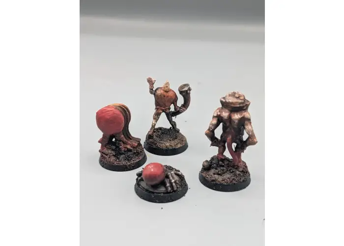 Liminal Horrors: Sun Rot Monster Pack, Set of 4 Metal Minis