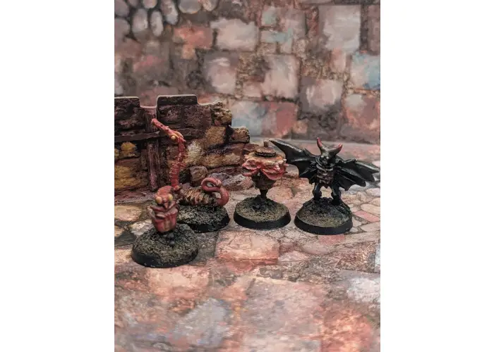 Frenetic Scourge: Sun Rot Monster Pack, Set of 4 Metal Minis