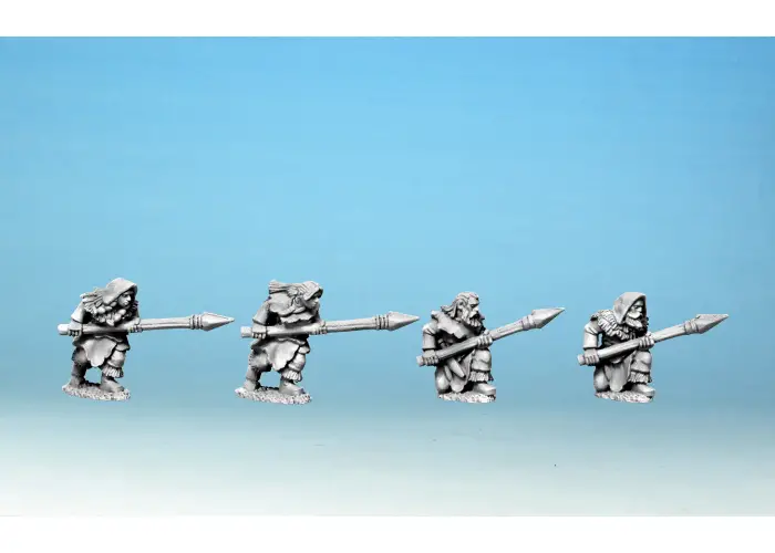 Savage Tribe with Spears (15mm)