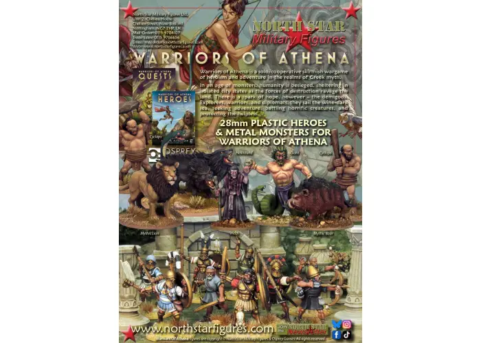 Warriors of Athena: Wave 2 Miniatures