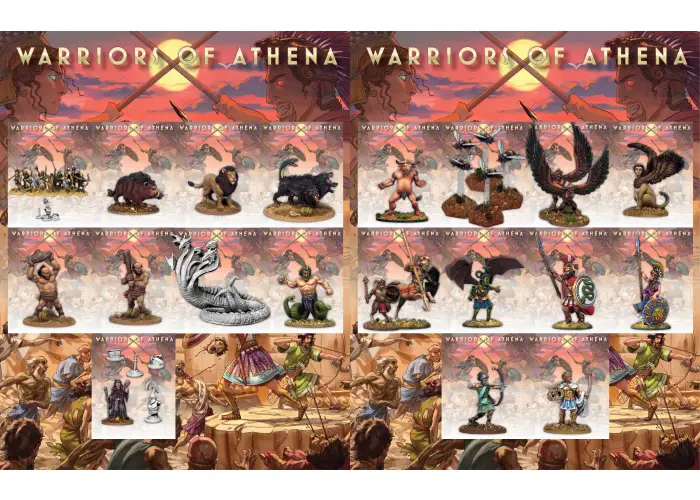 Warriors of Athena All The Miniatures Deal. Nickstarter.