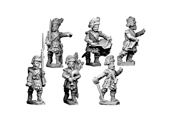 Highland command advancing