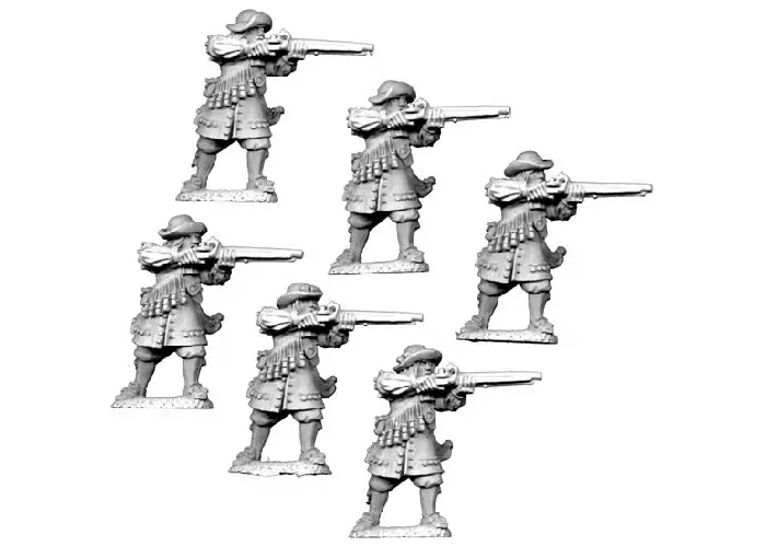 French Musketeers Firing