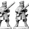 Photo of Dismounted Dragoons in Fur-Trimmed Cap at Ready (GS24)