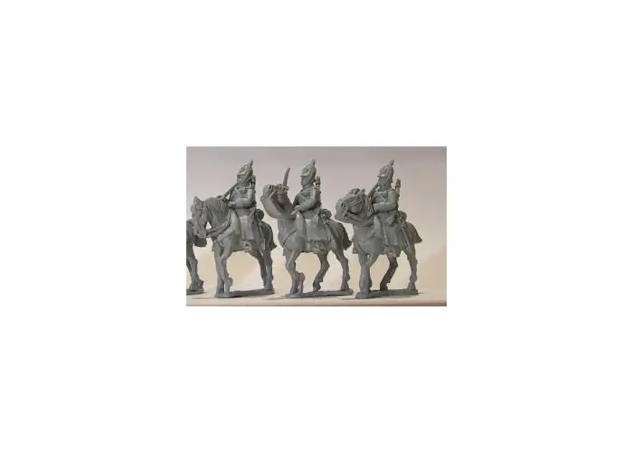 Russian Dragoons wearing Helmets