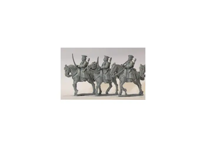 Russian Dragoons wearing Caps