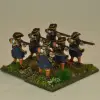 Photo of Musketeers with Flintlocks firing. (GS32)