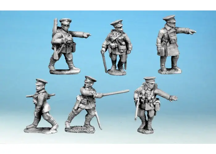 British Officers and NCOs