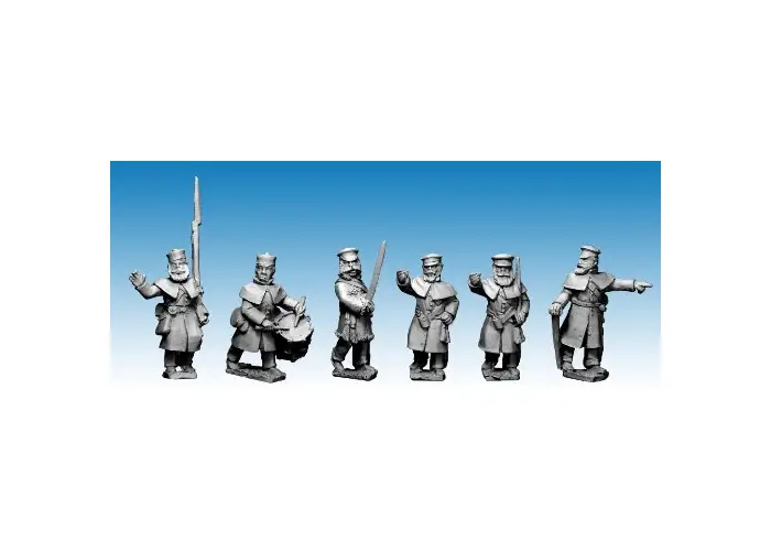 British Infantry in Greatcoats and Forage Caps Command