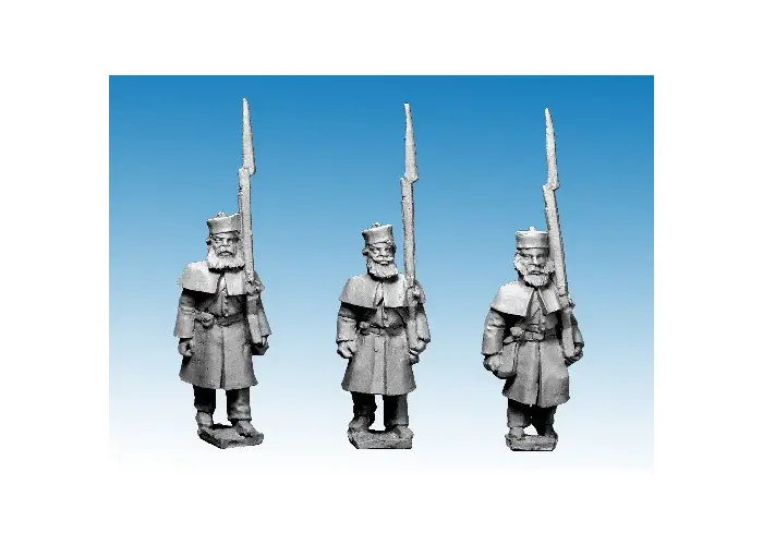 British Infantry in Great Coat & Forage Cap Advancing