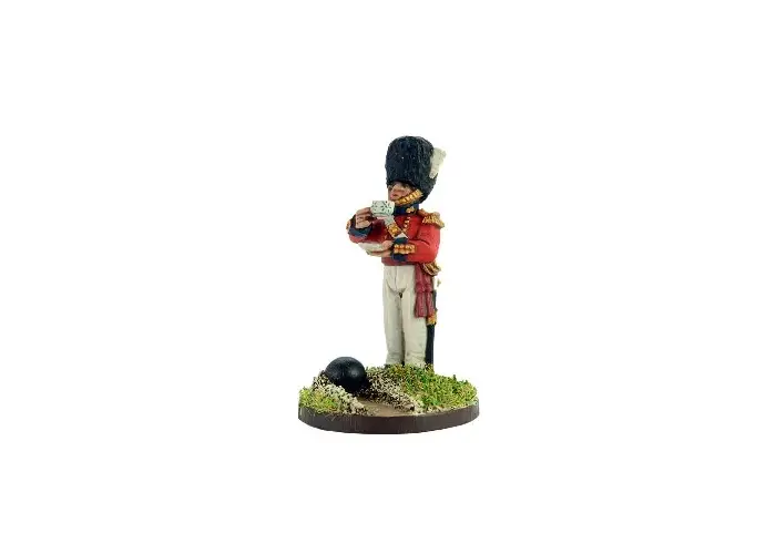 Guard Officer with Cup of Tea