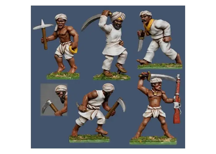 Thuggee w/ separate assorted Weapons & Picks