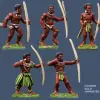 Photo of Melanesian Islanders w/Bows (PSS 14)