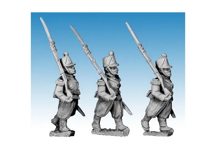 French Guard Chasseur Marching.
