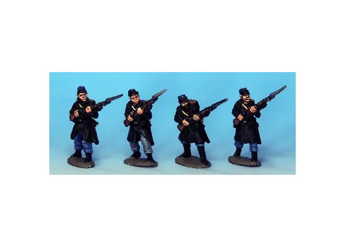 Danish Infantry at the Ready. 1864