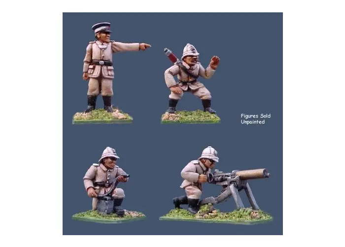 German Seebataillon Maxim Gun Crew