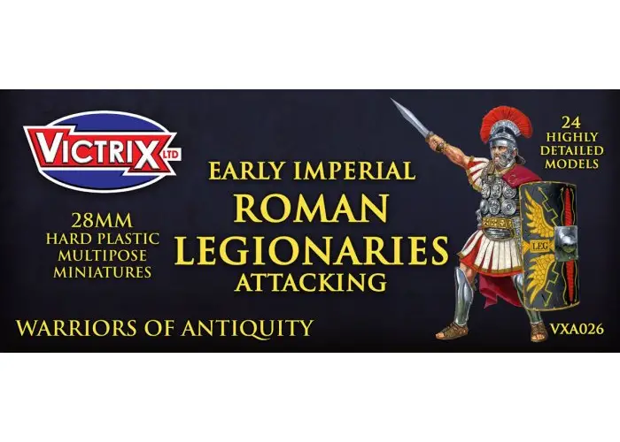 Early Imperial Roman Legionaries Attacking 
